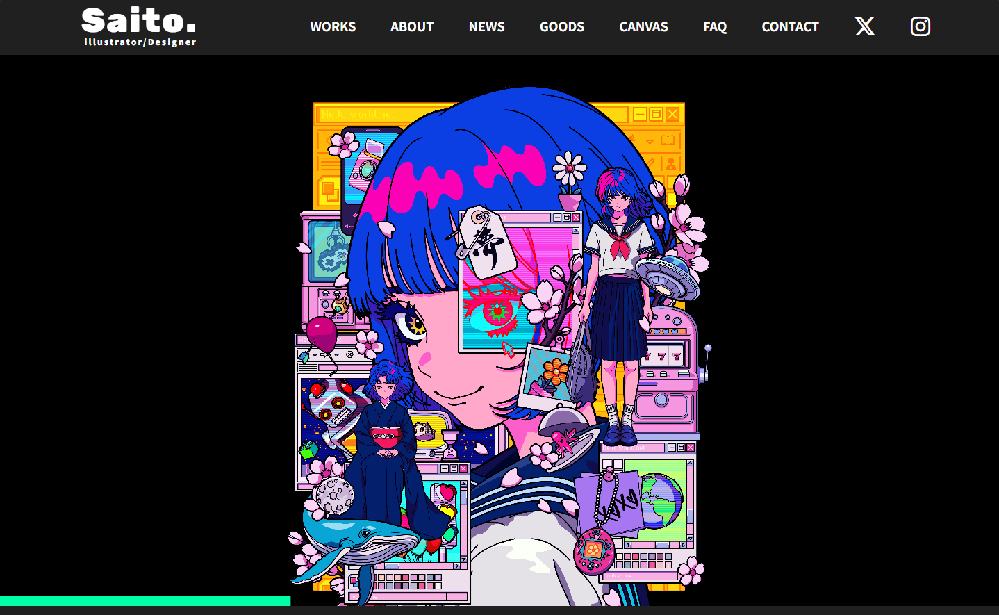 Saito. official web site